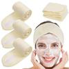 3pcs Spa Headband Hairband Sports Sweat Head Wrap Towel Hair Wraps Non-slip Stretchable Washable for Women Makeup Face Wash