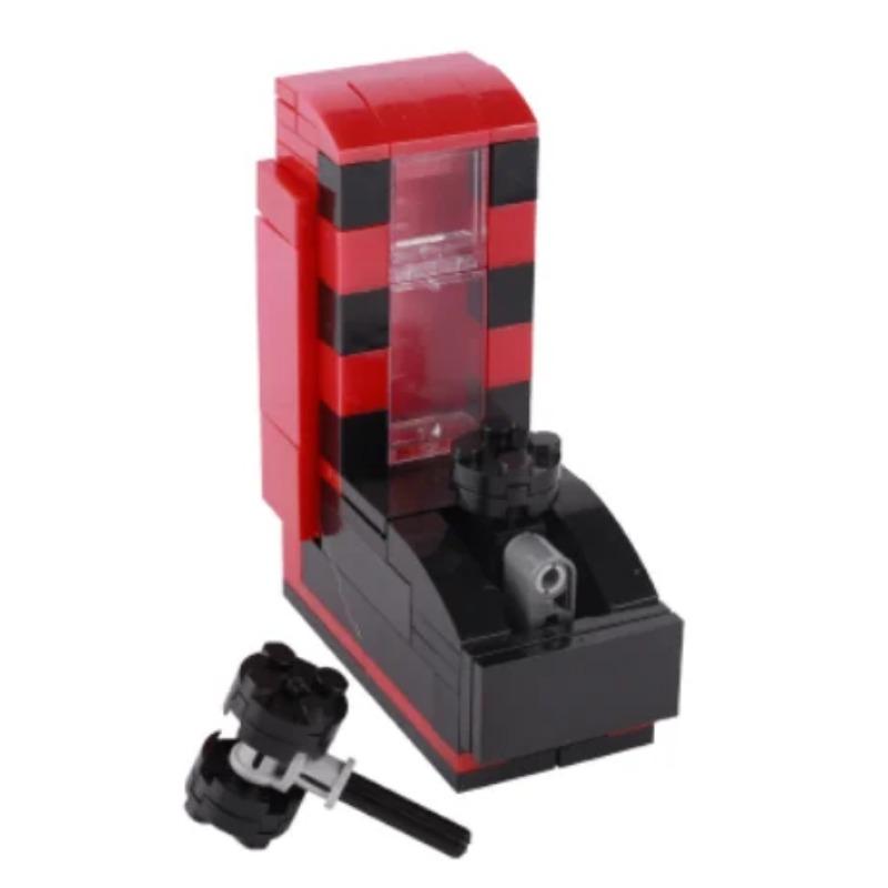 Set de Accesorios de Bloques de Construcción de Ciudad Máquina de Mahjong Consola de Juegos Muebles Sofá Cama Piano Refrigerador Juguete Mini Ladrillos Floristería