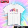Mombie Like A Zombie TShirt  Funny Mom Graphic Tee With Retro Aesthetic Gift for Grunge Vintage Unisex Soft Streetwear