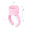PMU Pink Pigment Ring Cup Eyelash Extension Glue Holder Tattoo Pigment Bowl