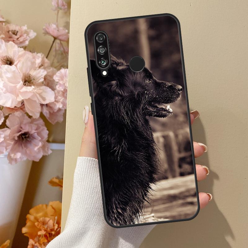Cartoon German Shepherd Dog For Huawei Nova 11 Pro 9 10 SE Y70 Y60 Y90 Y61 Y91 Y73 Y72 12s 12i 11i 8i P30 P40 Lite Case