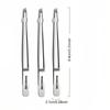 Xiaomi Stainless Steel Slant Tip Tweezers Suitable for Eyebrow Mustache & Facial Hair Trimming Heavy-Duty Eyebrow Clip Makeup Tools