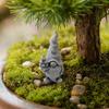 Flower Gnome Figurine, 3D Printed Small Gnome Garden Statue, Cute Dwarf Ornament for Yard, Lawn, Patio Decor