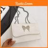 Fashion Crossbody Shoulder Bag With Butterfly Decoration And Chain Design Strap