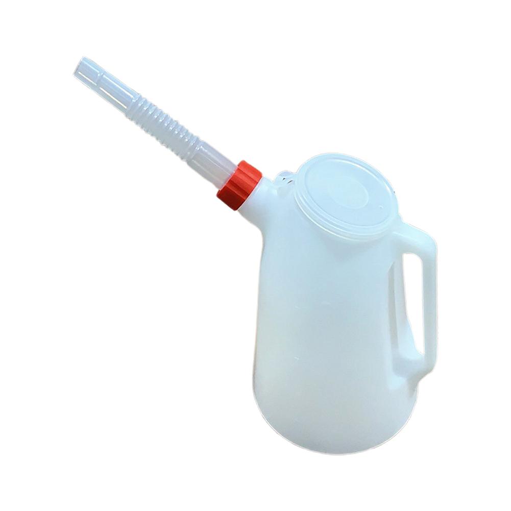 1.2/2/3/4/5L Oil Measuring Jug With Flexible Spout Oil For Automotive,Boat&Motorcycle Can Plast J0C8