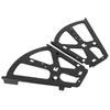 Shoes Cabinet Hinge 2 Layer Flip Turning Rack Cold Rolled Steel Furniture Accessory Black