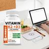 Vitamins D3 and K2 Help Promote Calcium Absorption and Boost Immunity.