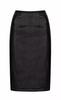 Leather Stylish Women's Skirts Lambskin Pure Skirt Knee Length Handmade Soft