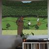The BBig Lez SShowS Tapestry House Bedroom Living Bar Garden Microfiber Decoration Background Art Custom Banner