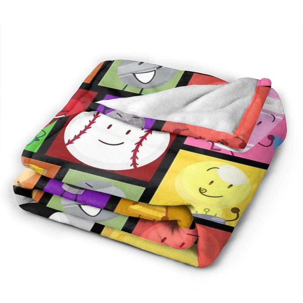 Kreslené pletené deky Fleece Bfdi Lehké přehozy na cesty venku do ložnice