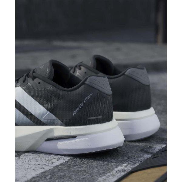 adidas Adizero Boston 13 Siyah Beyaz Gri Erkek Spor Ayakkabı Core-Black Cloud-White Grey-Five JS4938