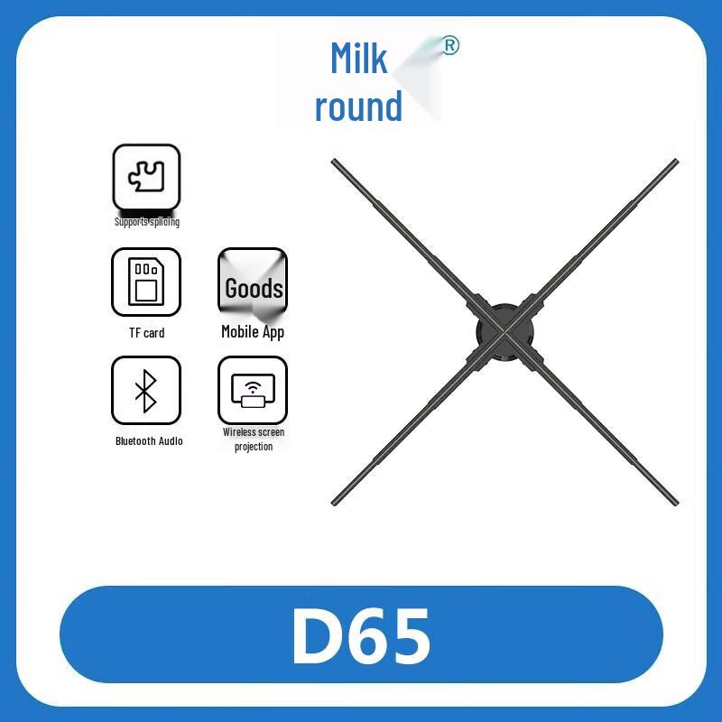 

3D Holographic LED Display Fan