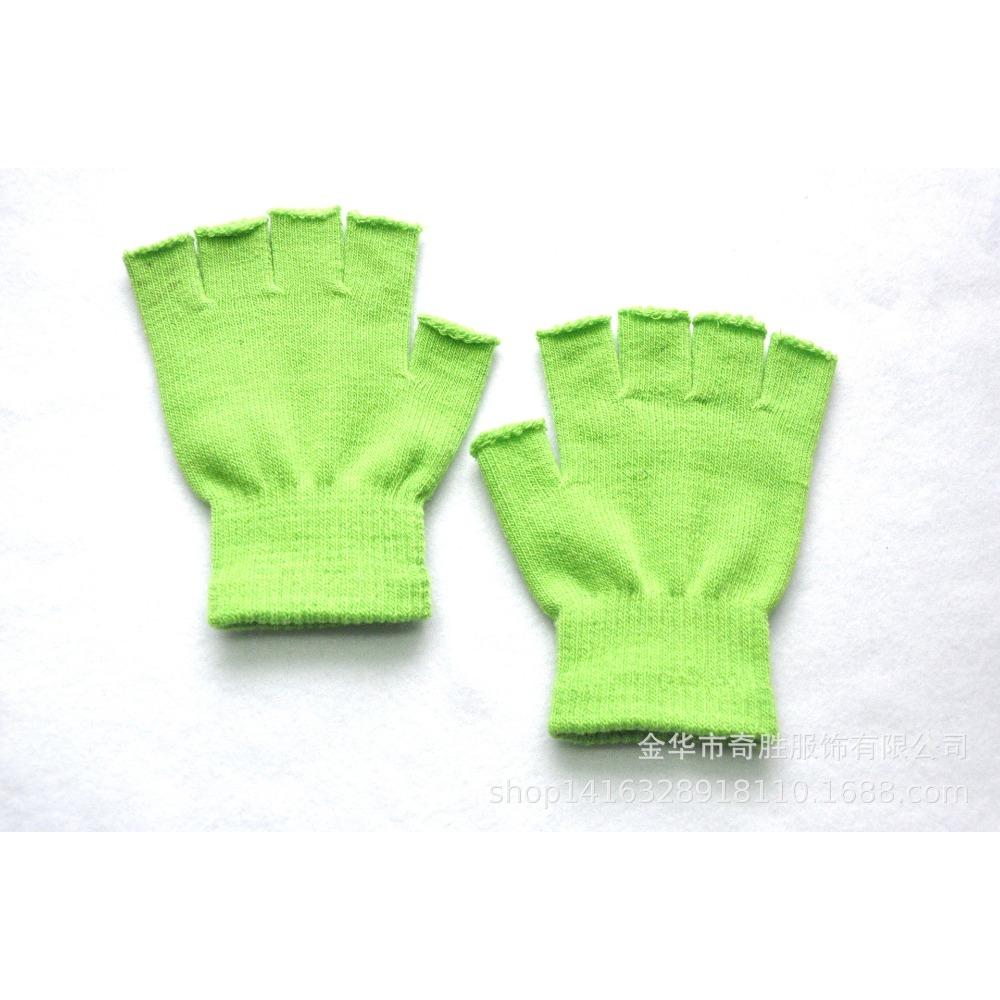 Erwachsene Winter Warme Gestrickte Halbfingerhandschuhe Männliche und Weibliche Studenten Reithalbfingerhandschuhe