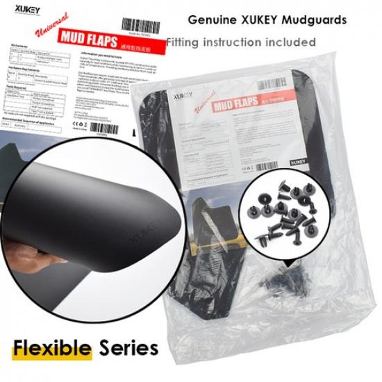 XUKEY 4 Stück Breite Rallye Schmutzfänger Spritzschutz Kotflügel für Ford F150 F-150 F250