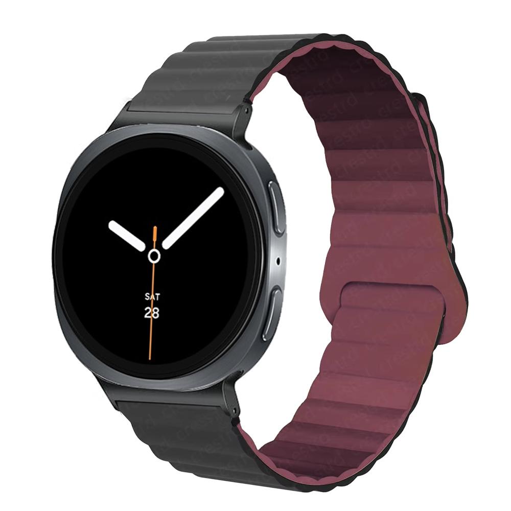 Magnetic Band For Samsung Galaxy watch 8/8 classic/ultra 44mm 40mm 46mm 47mm Silicone wrist bracelet correa Galaxy watch8 Strap