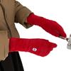 Travel gloves women autumn and winter gentle college wind solid color knitted fingers warm and cold cycling older children spring