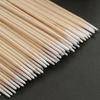 100Pcs Chlorine-Free Double-end Wood Cotton Swab  Eyelash Extension Glue Removing Tools