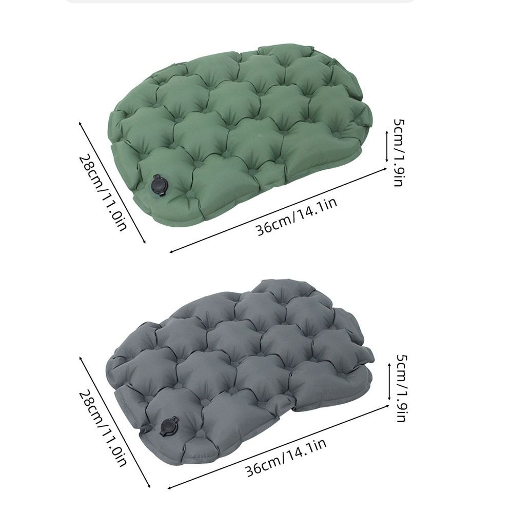 Portable Inflatable Seat Cushion Foldable 3D Air Seat Cushion Waterproof Comfortable Camping Chair Pad for Outdoor Travel