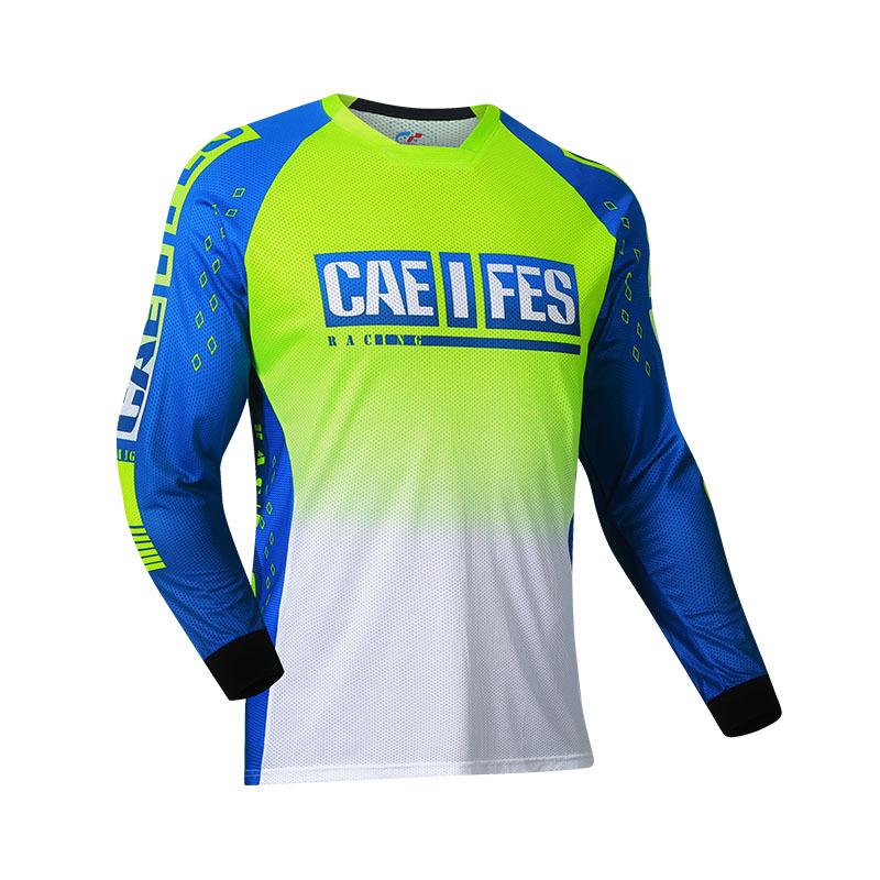 Spot Off-road Motorcycle Clothing, Cycling Clothing, Downhill Clothing, Casual Crew Neck T-shirt, Breathable and Quick-drying Running Clothing, 