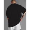 European Size Men'S Outdoor Casual Short-Sleeve T-Shirt Featuring an Industrial Metal Rock Warrior Graphic, a Trendy And Minimalist Base Layer.