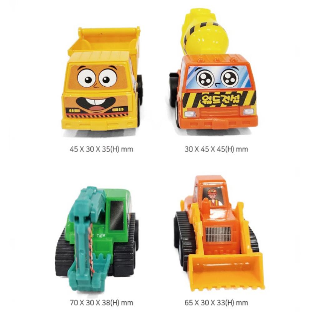 Jaerong Mini Pull-Back Car 12-Piece Set