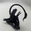 3D Printed Alien Figurine, Zen Meditation Alien Desktop Ornament, Collectible Sculptures for Sci-fi Fans