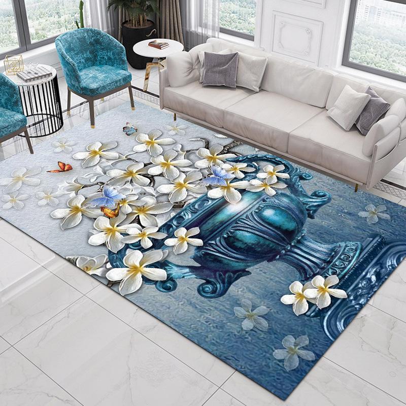 Living Room Carpet Nordic Ethnic Style Home Decoration Coffee Tables Large Area Plush Mat Bedroom Vintage Rug