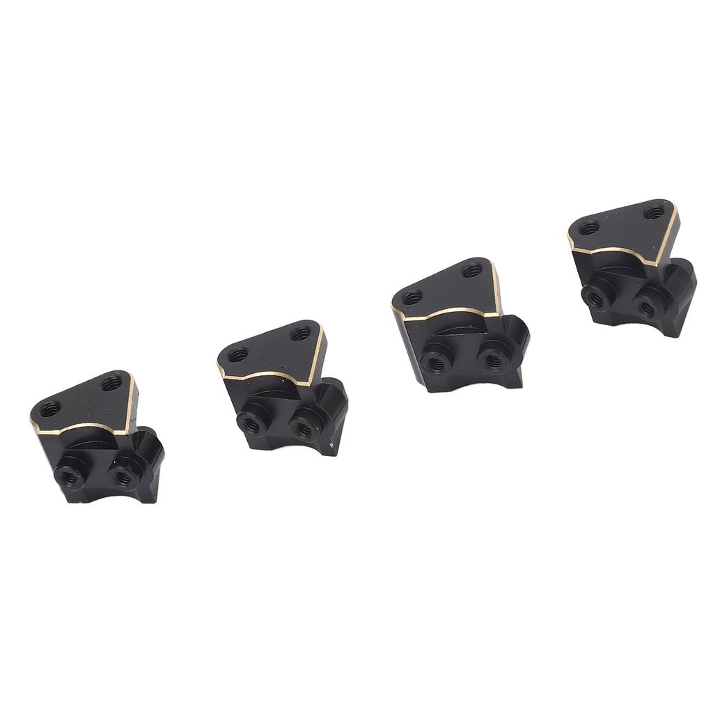 4pcs RC Crawler Link Mount Black Coating Increase Front Rear Axle Weights Brass Axle Link Rod Mount 