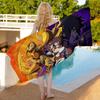 Digimon Adventure Monster Game Beach Towel Colorful Bath Towels For Girl Microfiber Quick Dry Sand Free Beach Yoga Spa