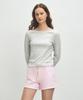 Malittepeulangsowajeobeo W Basic Scoop Back Long Sleeve Light Heather Gray