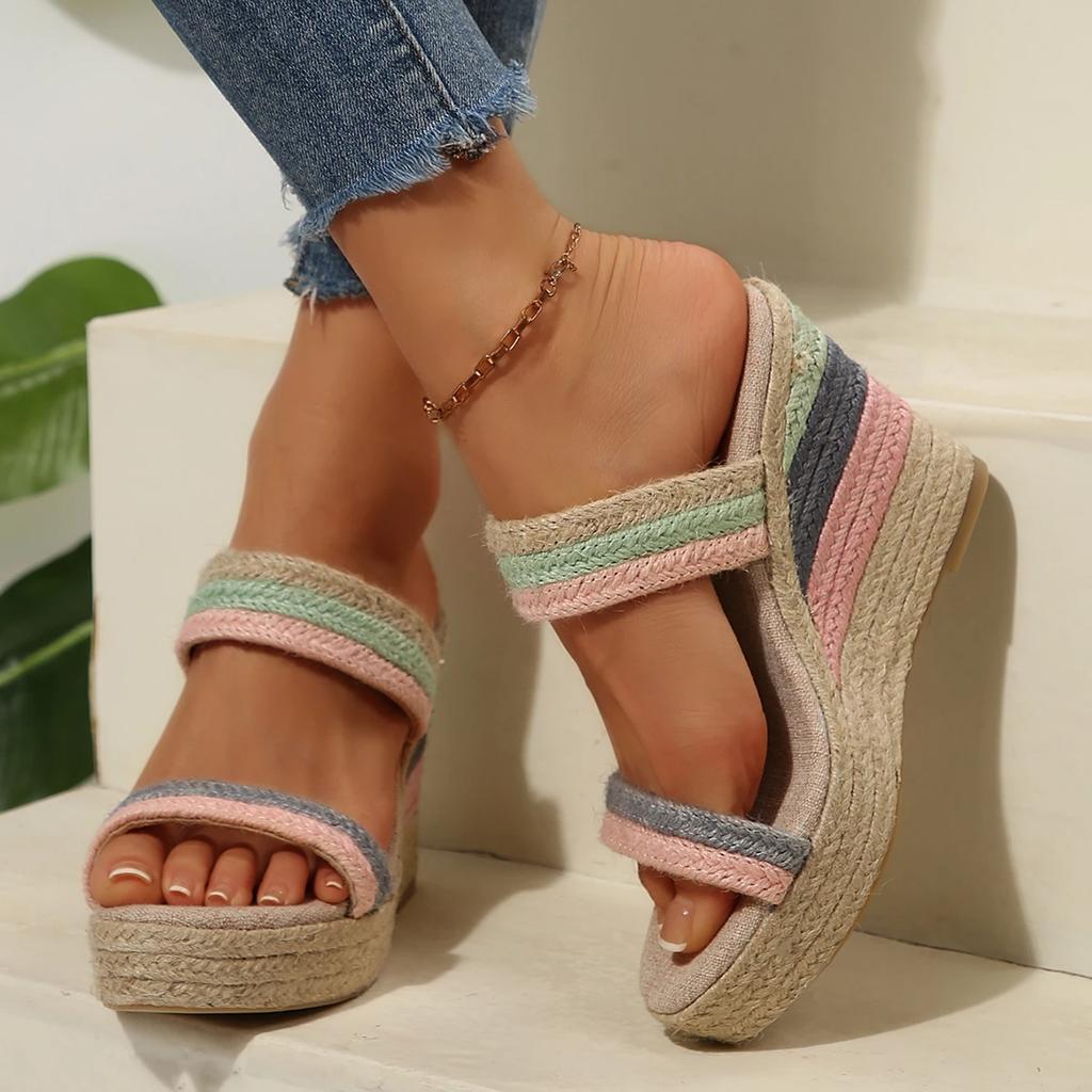 Fashion 2025 New Wedges Women Outdoor Casual Comfortable Anti-slip Sandals Summer New in Comfort Casual Shoes Party Sandalias De Mujer
