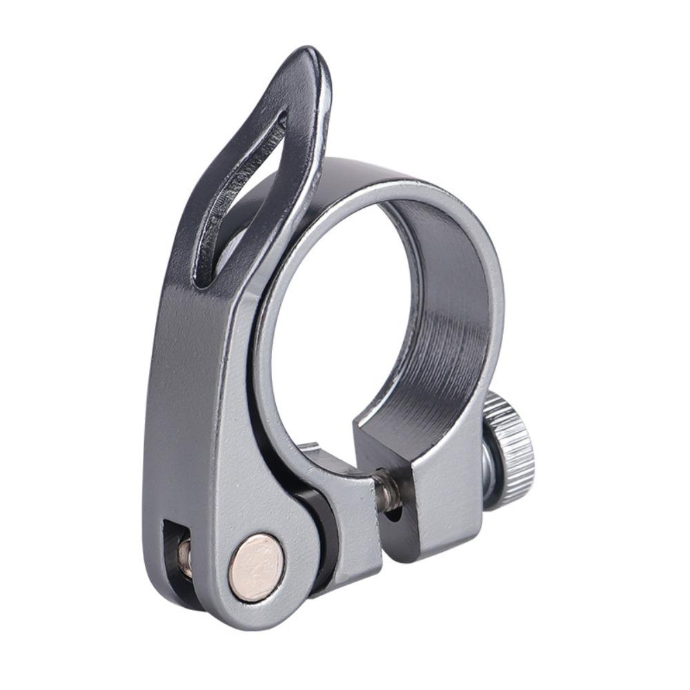Bike Seat Post Clamp 31.8mm 34.9mm Aluminum Alloy Seat Tube Clip Bicycle Quick Release Seatpost for Mountain Tube Bike