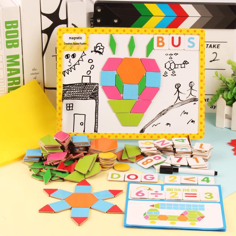 

Magnetic Geometric Shape Toys for Early Education and Kindergarten