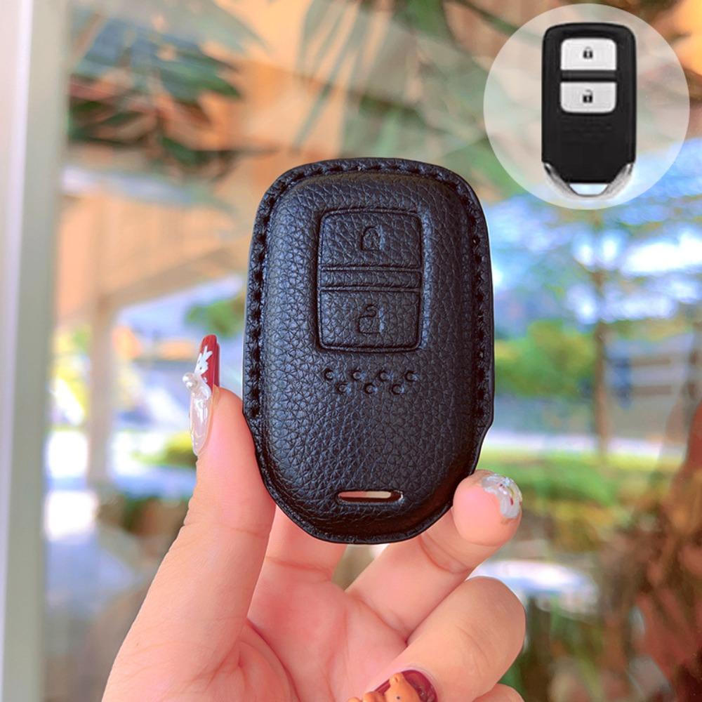 Handmade for Honda Accord Key Cover Genuine Leather Civic Key Case Car Accessories