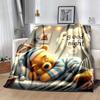1pc Winnie The Pooh Printing Blanket - Soft, All-Season Throw for Living Room, Bedroom,Personalized Gift with Adorable Cartoon Design