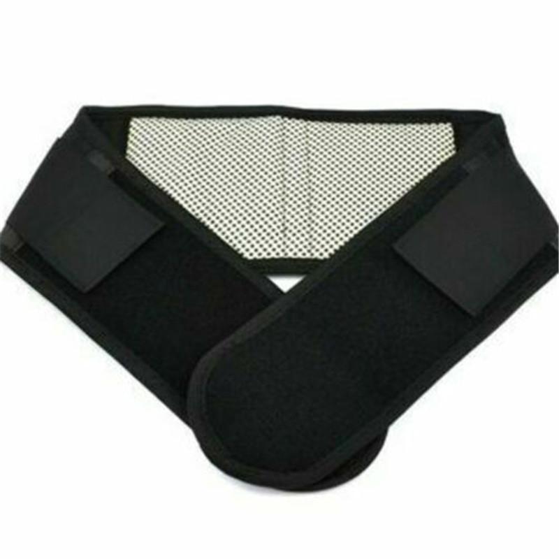 Adjustable Waist Support Belt with Self Heating Magnetic Therapy for Lumbar Pain Relief and Posture Correction