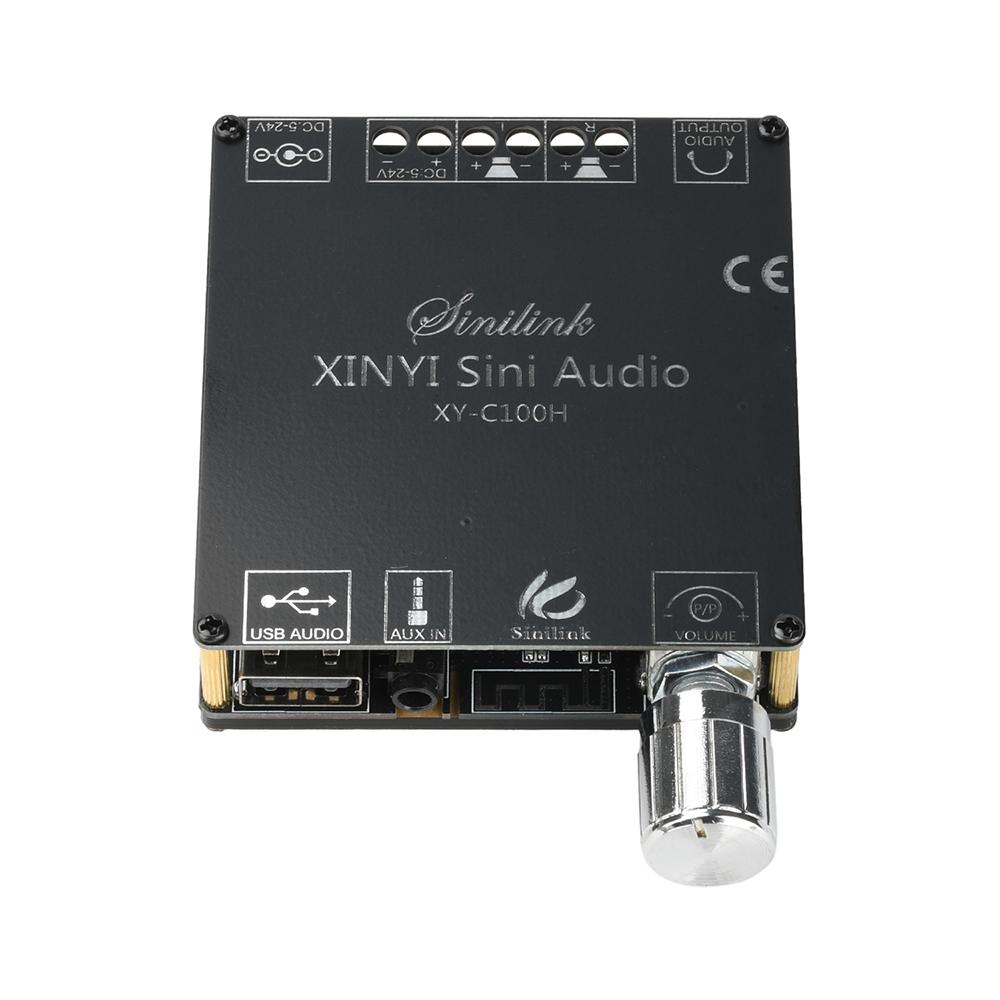 XY-C100L/H XY-C50L/H Bluetooth5.0 Stereo Audio Module Subwoofer Amplifier Board 50W/100Wx2 Dual Channel 360 Degree Tuning