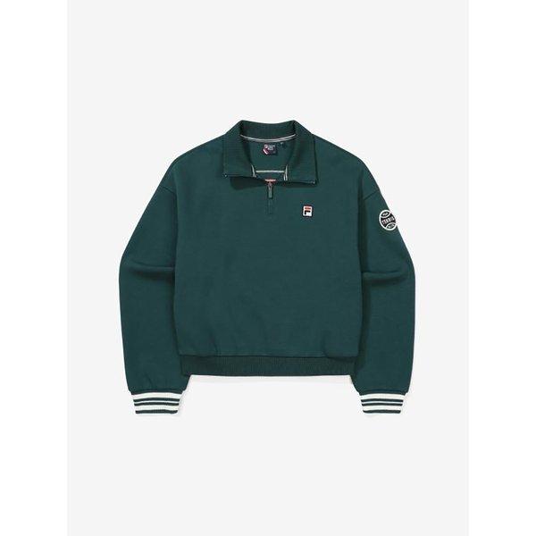 Fila F Box Cotton Blend halF Zip Sweatshirt