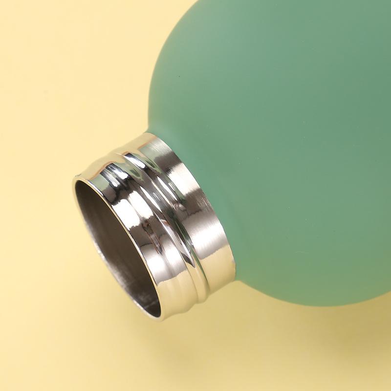 304 Stainless Steel Small Mouth Bottle 500Ml Color Rubber Paint Thermos Cup Portable Outdoor Travel Cup