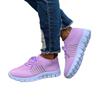 Summer Yellow Casual Shoes Women Flat Shoes Breathable Mesh Knit Sneakers Women Tennis Shoe Lightweight Running Shoes Woman Shoe