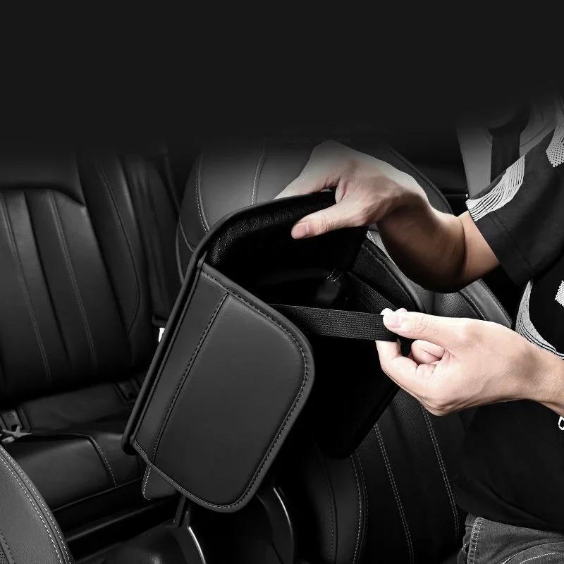 Car Armrest Box Pad Leather Auto Armrest Mat Car Accessories For BMW E63 E70 E88 E90 E92 E93 E39 E46 E60 X3 X4 X5 X6 OK1