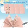 8 Seiten Broschen-Display-Board Staubdichter Abzeichen-Charms-Organizer Schmuck-Organizer