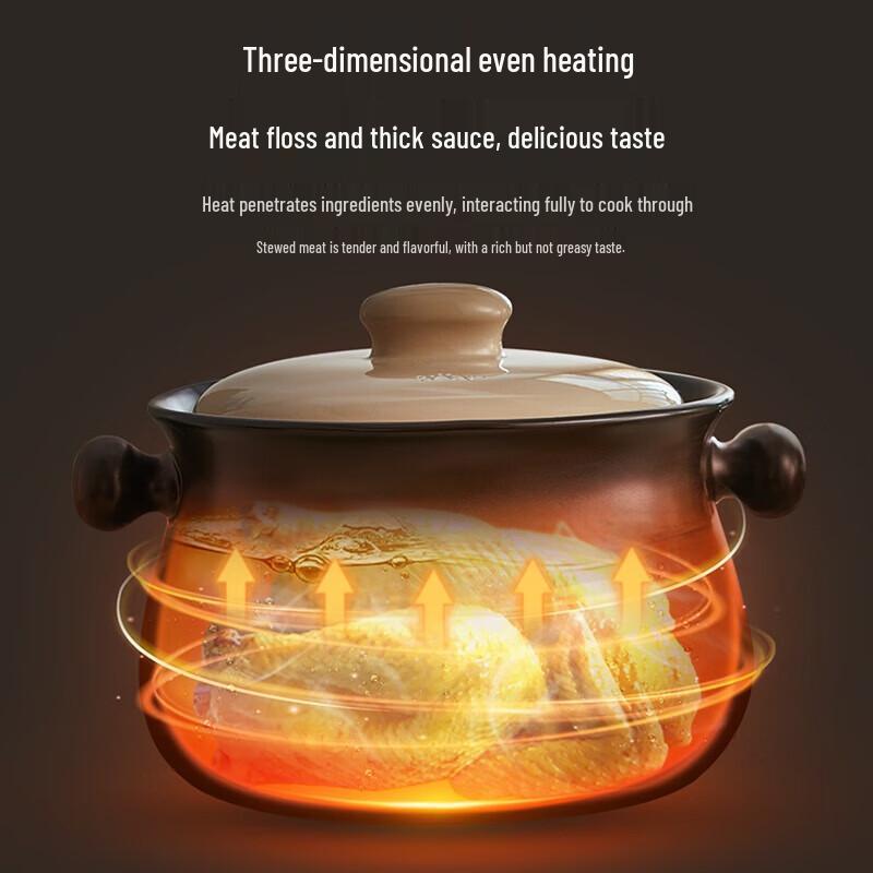 Bear 3.2L Ceramic Casserole Pot