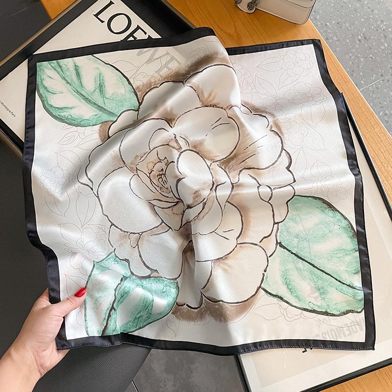 Meier Mulberry silk elegant women s scarf decorative scarf silk small square scarf shawl scarf 53*53cm
