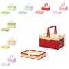 Foldable Multifunctional Pp Storage Bin With Handle For Kitchen And Pantry Organization