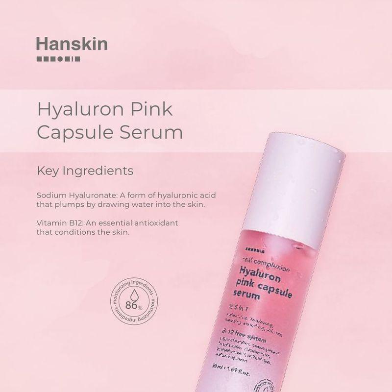 Hanskin - Real Complexion Hyaluron Pink Capsule Serum