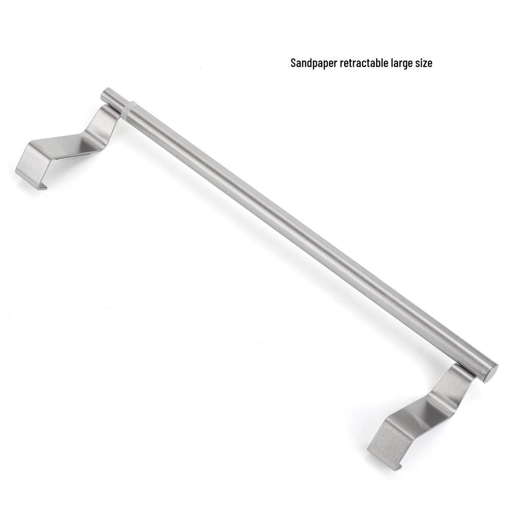 Stainless Steel Punch-Free Towel Rack for Kitchen Cabinet Doors
