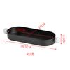 Creative Fruit Plate Metal Round Candy Dish with Handle Oval Table Tray Large  Storage Tray for Living Room Snacks Decoration