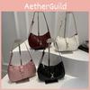 Fashionable Minimalist And Pu Leather Single Shoulder Handbag For Outings Daily