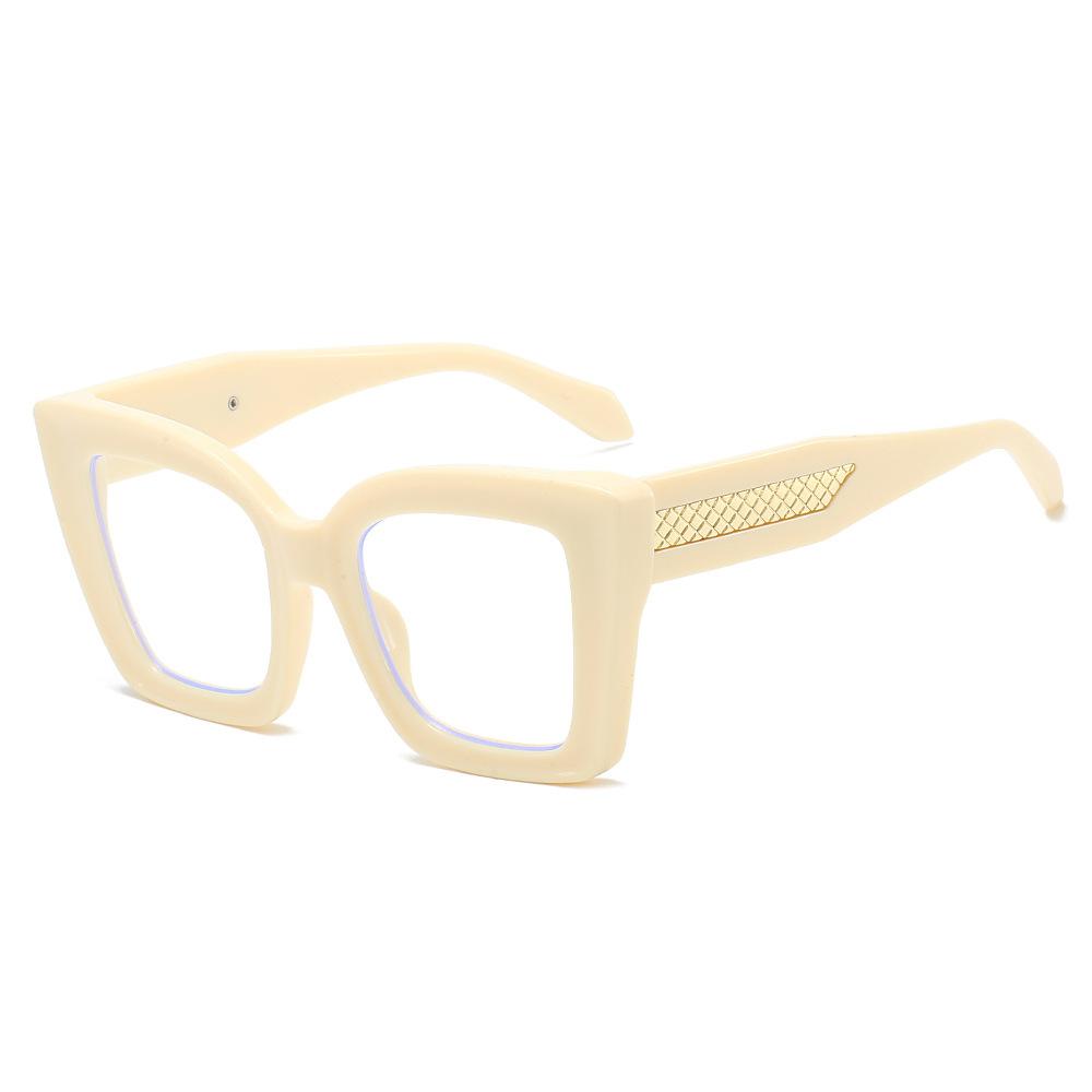 

Anti-Blue Glasses, Large Frame, Simple Square Fashion Glasses, Elegant And Versatile Ins Style Flat